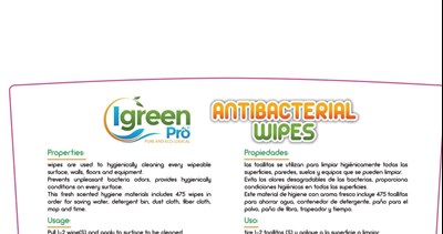 Otc Purpose (Igreen Pro Wipes Purposed)